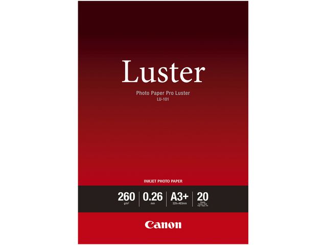 Fotopapir CANON Luster A3+ 260g (20)