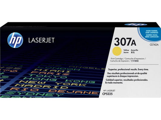 Toner HP CE742A 7.3K gul