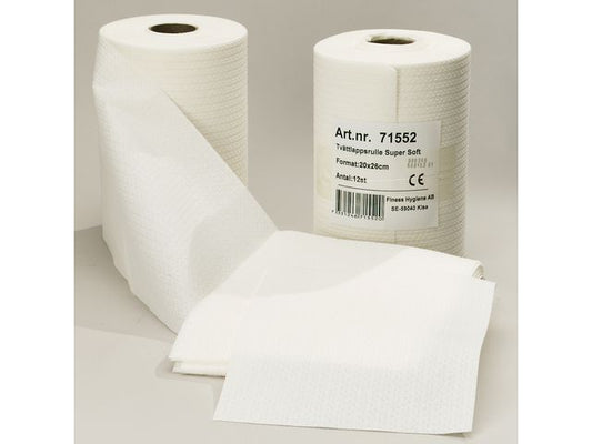 Vaskeklut ABENA 26x20cm 125stk rull (12)