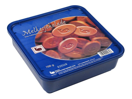 Melkesjokolade HVAL 700g