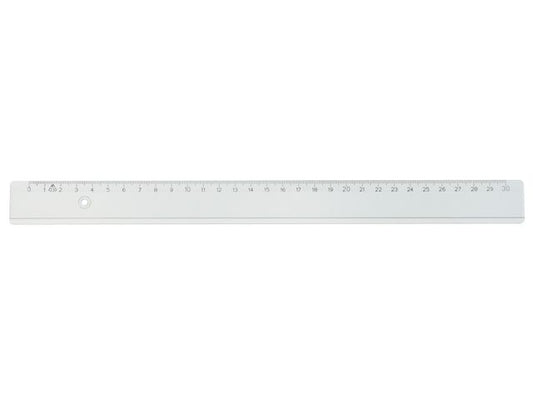 Linjal plast 20cm (10)