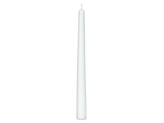 Antikklys DUNI 25cm hvit (50)