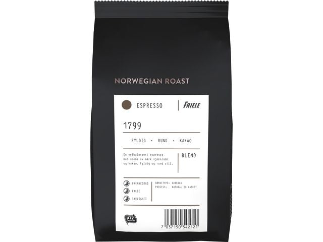 Kaffe FRIELE Espresso 1799 Hel 500G