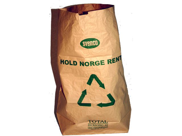 Papirsekk 2-lags 100L