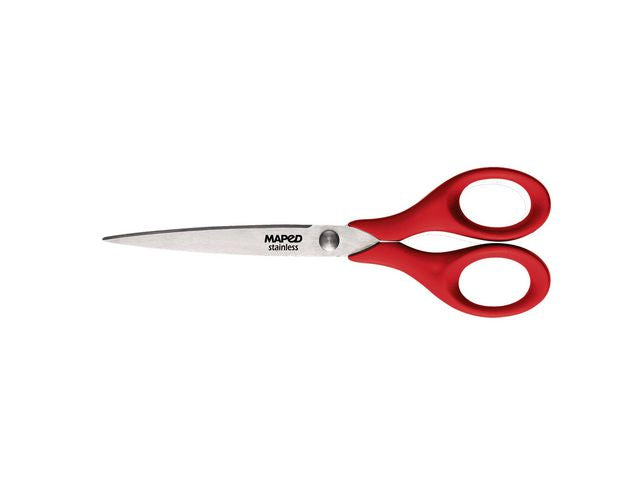 Saks MAPED Optimum 18cm rød