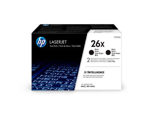 Toner HP CF226XD No 26X Sort (2)