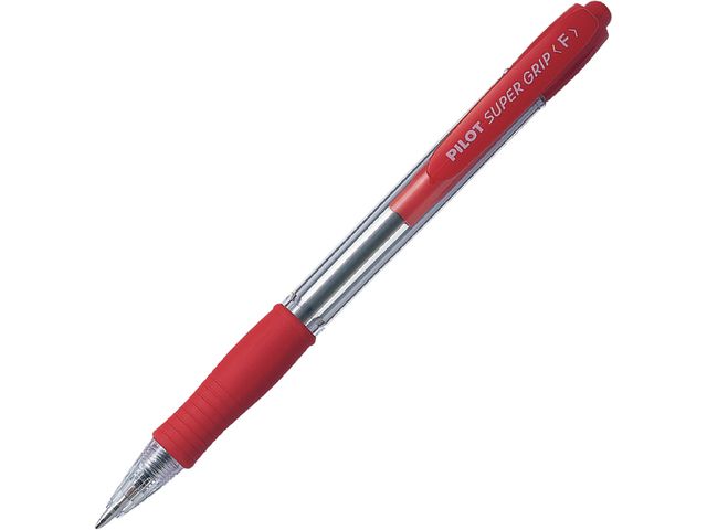 Kulepenn PILOT Supergrip F rød - 12 stk