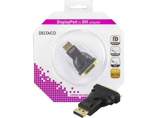 Adapter DELTACO Displayport/DVI-D