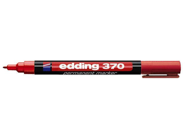 Merkepenn EDDING 370 rød