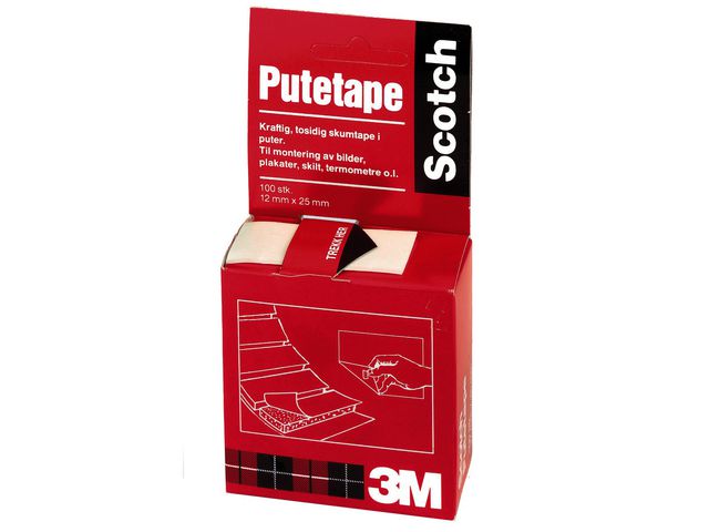 Putetape SCOTCH dobbeltsidig (100)