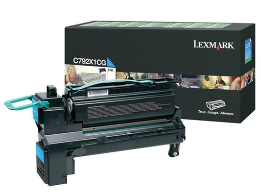 Toner LEXMARK C792X1CG 20K blå