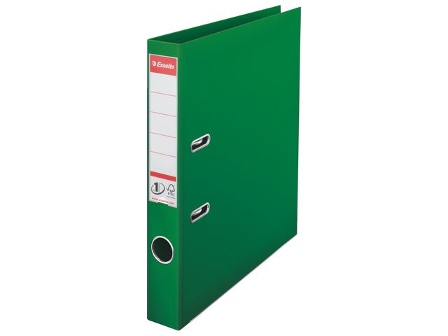 Smalordner ESSELTE No1 A4 50mm sk. grønn