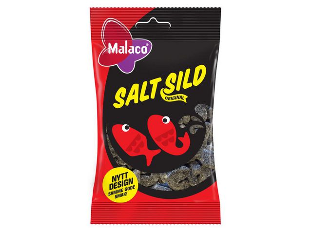 Malaco Salt Sild 100g - 16 stk