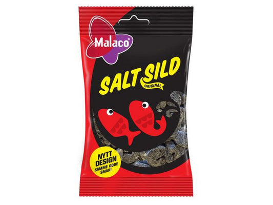 Malaco Salt Sild 100g - 16 stk