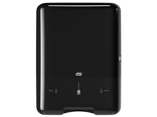 Dispenser TORK tørkeark singlef H3 sort