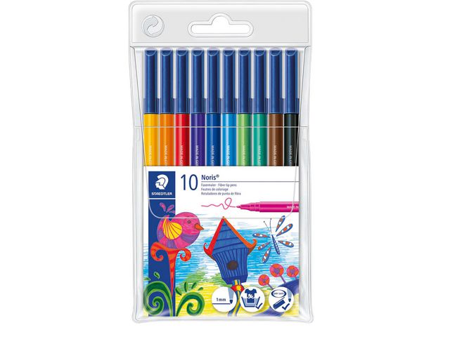 Tusj STAEDTLER Noris ass. farger (10)