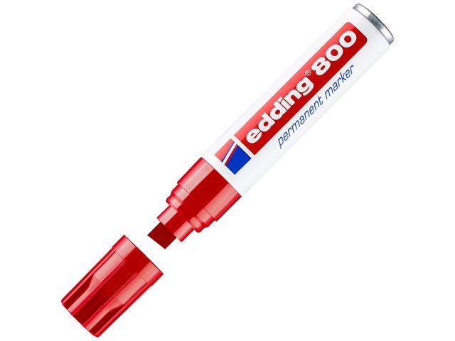 Merkepenn EDDING 800 rød