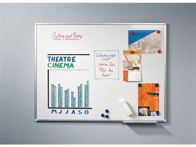 Whiteboard LEGAMASTER PREM. Pl 120x200c