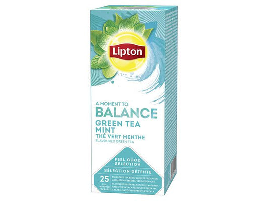 Te LIPTON grønn tchae m/mint (25)