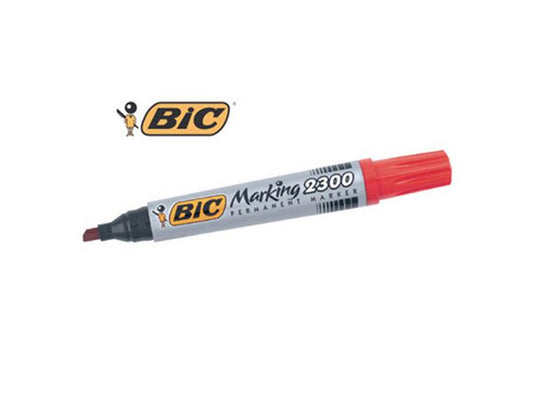 Merkepenn BIC Marking 2300 rød - 12 stk