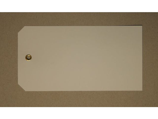 Merkelapper 14x7,3cm plast hvit (1000)