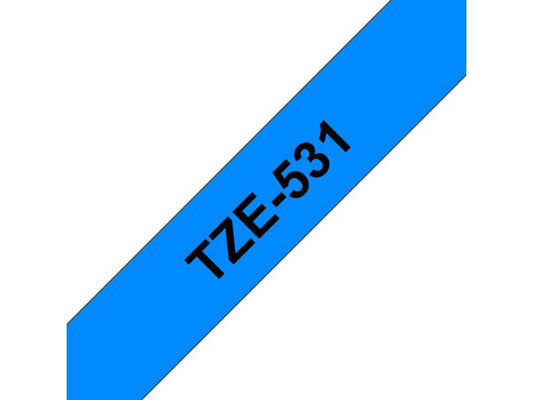 Tape BROTHER TZe-531 12mmx8m sort/blå