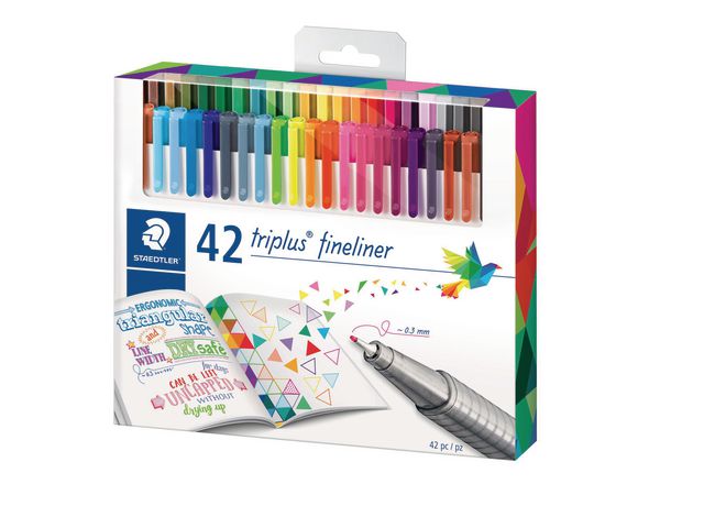 Fineliner STAEDTLER Triplus 42 ass (42)