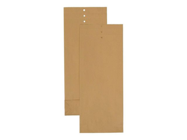 Prøvepose 140x345x50mm brun 120g (250)