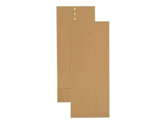 Prøvepose 140x345x50mm brun 120g (250)