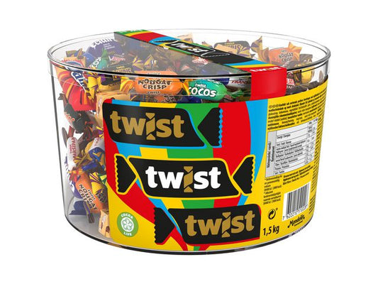 Sjokolade TWIST sylinder 1,5kg