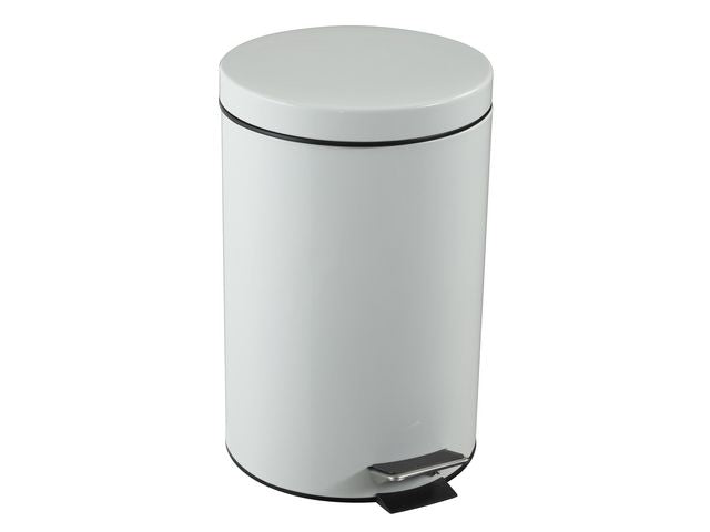 Pedalbøtte ROSSIGNOL 14L hvit