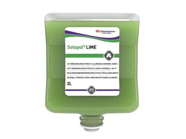 Håndrens SCJP Solopol Lime 2L - 4 stk