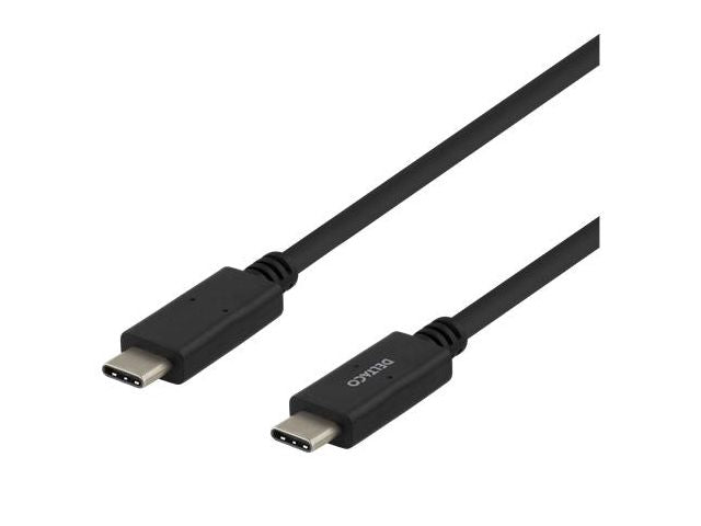 Kabel Deltaco USB-C til USB-C 1m