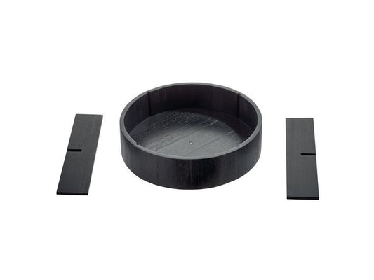 THE snurrebrett tre høy kant 30cm sort