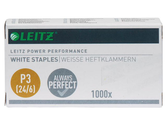 Heftestift LEITZ 24/6 Hvit (1000)