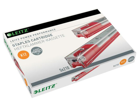 Heftestift LEITZ K12 26/12 f 5551 rød(5)
