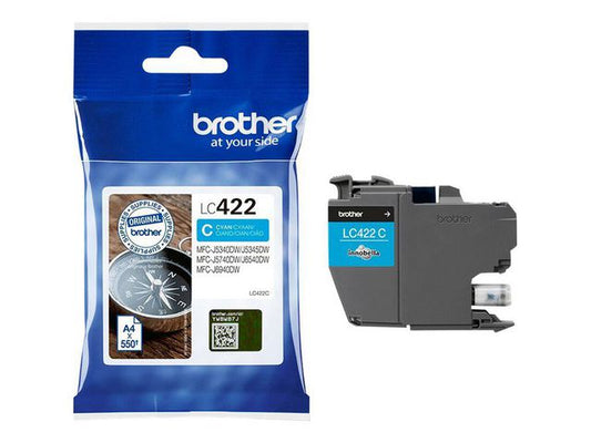 Blekk BROTHER LC422C Cyan