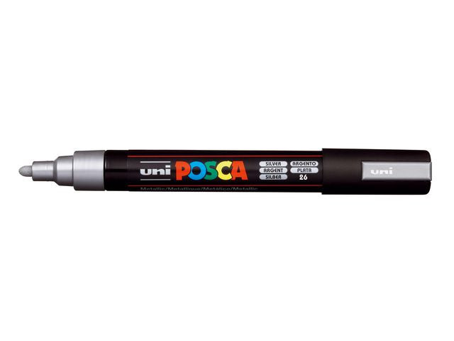 Paintmarker UNI Posca PC-5M sølv