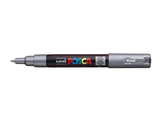 Paintmarker UNI Posca PC-1M sølv