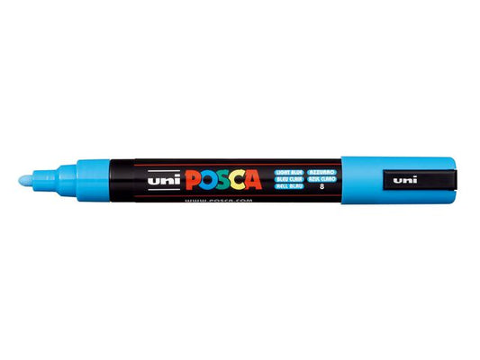Paintmarker UNI Posca PC-5M lys blå