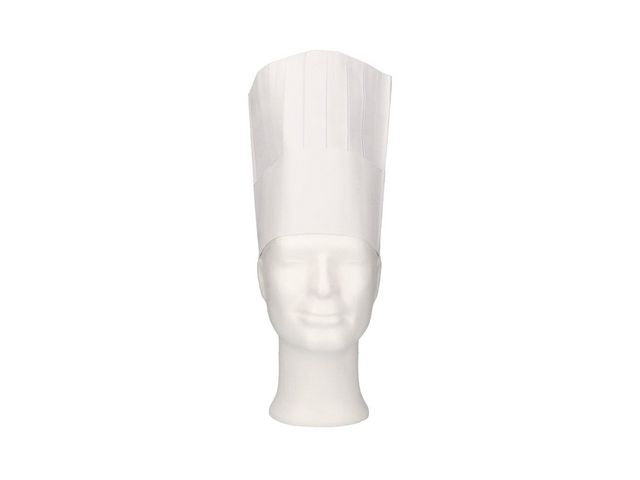 Kokkelue papir H:20cm hvit (50)