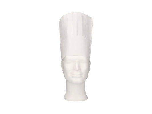 Kokkelue papir H:20cm hvit (50)