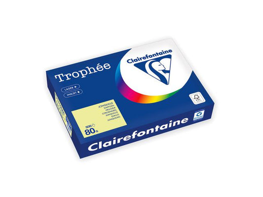 Kopipapir TROPHEE A4 80g sitrongul (500)