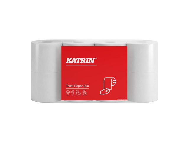 Toalettpapir KATRIN 2L 200 25m (8) - 8 pakk