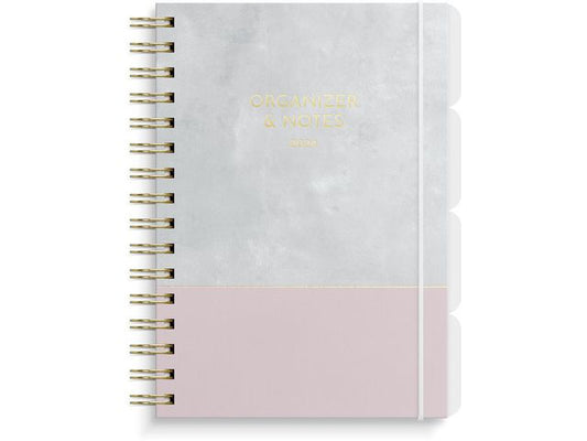 Organizer og Notes GRIEG A5 2024 marmor