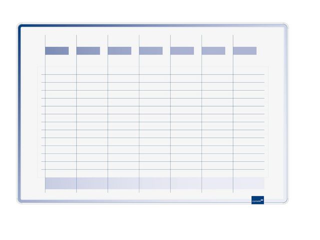 Whiteboard LEGAMASTER ukeplan 60x90cm