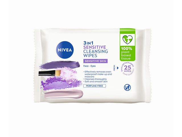 Renseserviett NIVEA sensitive ansikt(25)