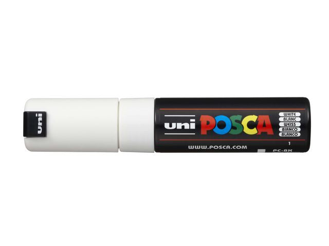 Paintmarker UNI Posca PC-8K hvit