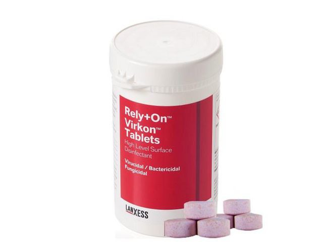 Overflatedesinfeksjon Virkon tabl.5g(50)