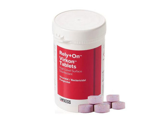 Overflatedesinfeksjon Virkon tabl.5g(50)